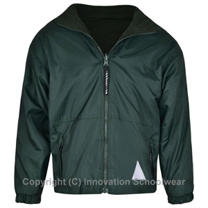 Leechpool Primary Green Reversible Fleece Jacket