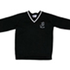 Millais School Black V Neck Jumper