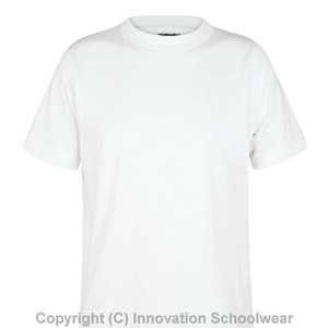 Manor Green College White PE T-shirt