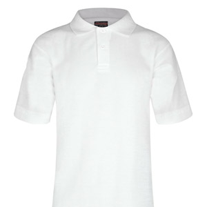 Manor Green College White Poloshirt