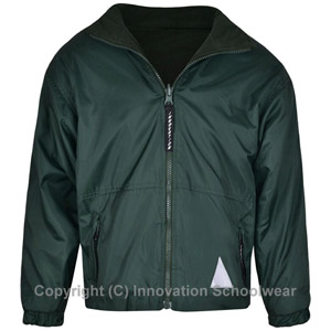 Manor Green Primary Green Reversible Fleece Jacket