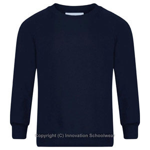 Northolmes Junior Navy Round Neck Sweatshirt