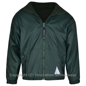 St Peters Primary School Green Reversible Fleece Jacket