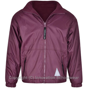 St Roberts Catholic Primary School Maroon Reversible Fleece Jacket