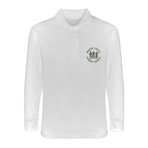 Manor Green Primary Long Sleeve Polo