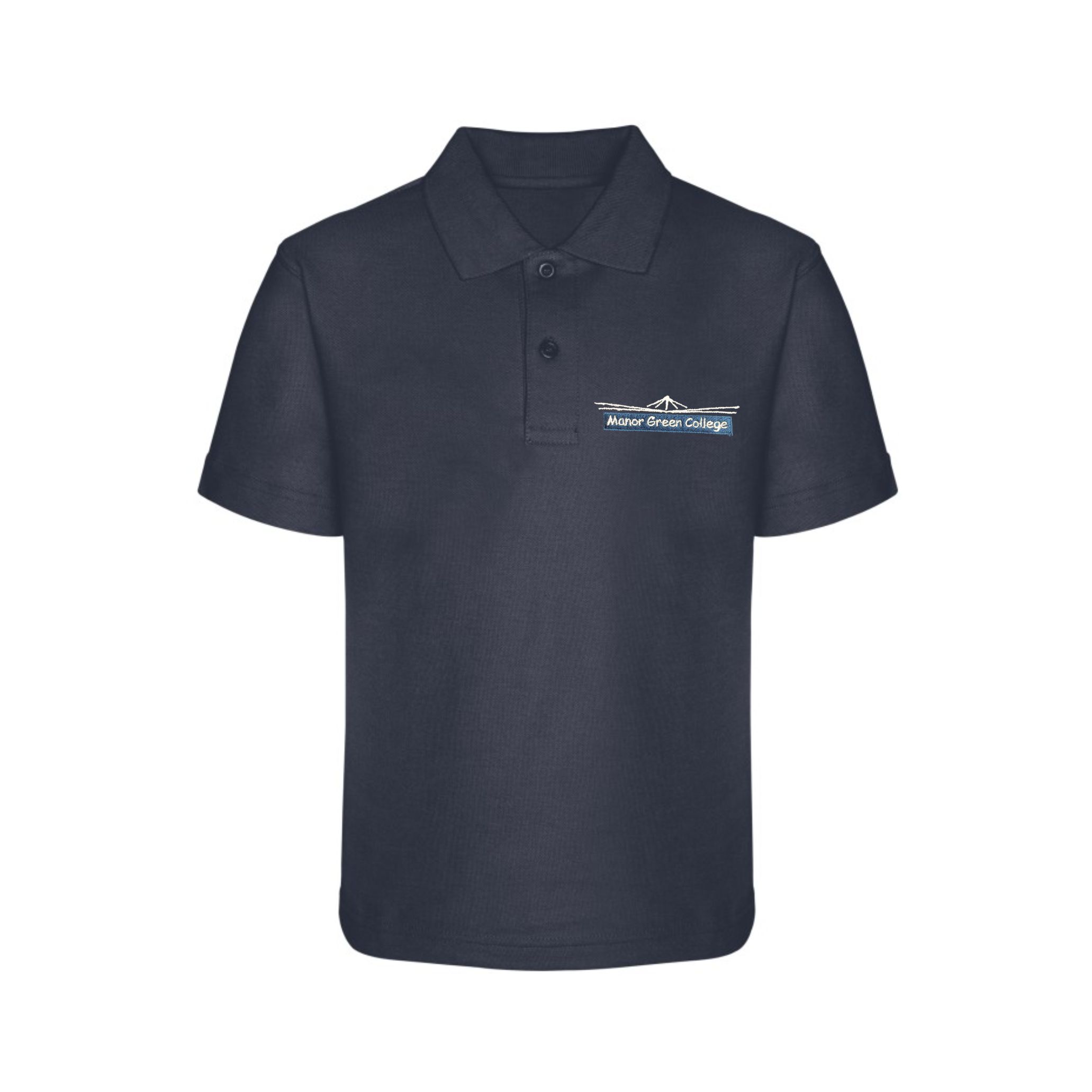 Manor Green College Navy Poloshirt