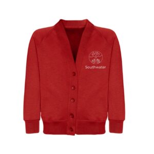 Cardigan with Logo