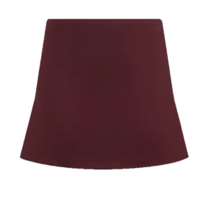 Plain Maroon Skort