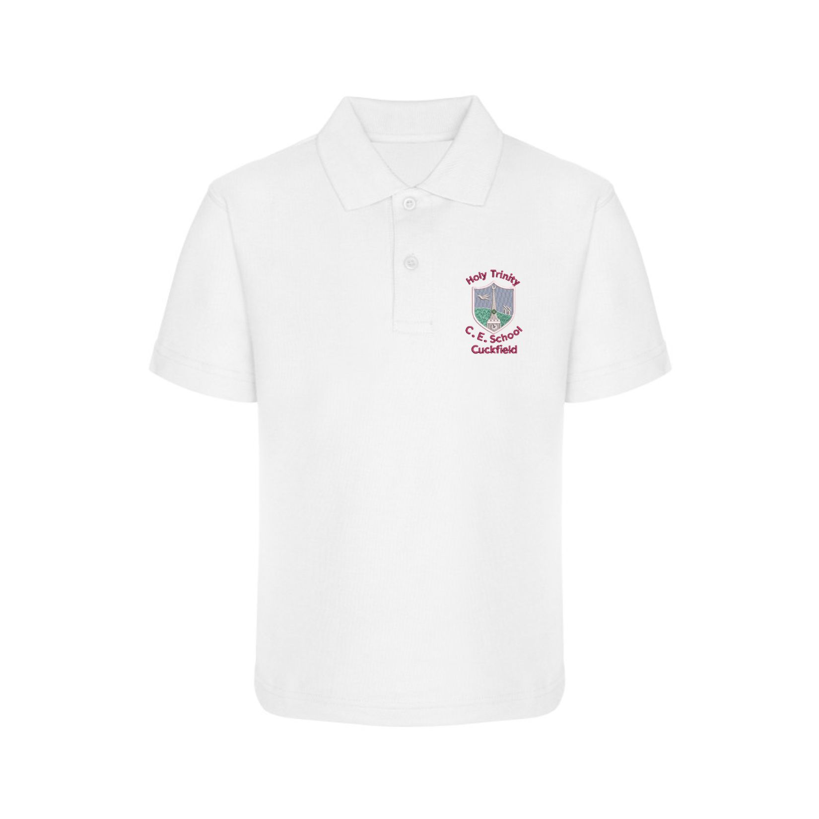 Holy Trinity Primary White Polo with Logo