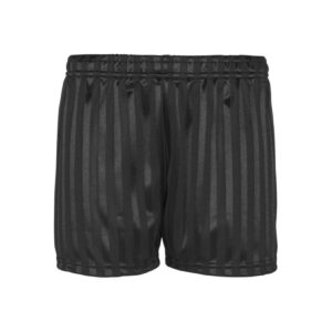 Plain Black PE Shorts